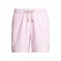 Bañadores Hombre Bermuda POLO RALPH LAUREN Bañador Traveler Classic Fit Sirsaca Rosa Carmel