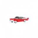 SAMI Altavoz Portatil BLUETOOTH Coche Vintage Rojo RS-9102 Radio Fm,usb, Micro Sd 10W