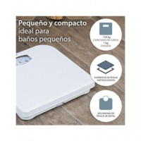 Ade Bascula Analogica de Baño BM707 Nina Material Plastico Blanco hasta 130KG  LALO