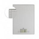 Ade Bascula Digital KE1700 Bridget para Pesar Cartas,paquetes y Bultos 20KG Cristal Gris  LALO