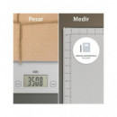 Ade Bascula Digital KE1700 Bridget para Pesar Cartas,paquetes y Bultos 20KG Cristal Gris  LALO