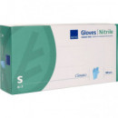 Guantes de Nitrilo sin Polvo Abena 100  U T/s  INCOMEDICURA PERSONAL CARE S.L.