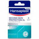 Hansaplast Second Skin Protection Xl 3 un 7X6CM  BEIERSDORF