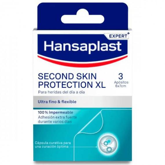 Hansaplast Second Skin Protection Xl 3 un 7X6CM  BEIERSDORF