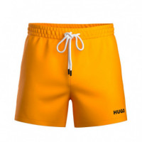 Bañador de Tejido Antidesgarros con Logo en Contraste  HUGO BOSS