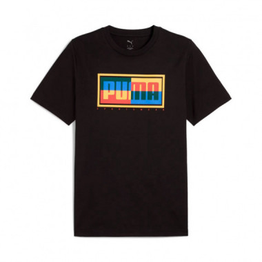 Camiseta con Corte Rectangular Graphics  PUMA