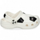 Zueco Balon Negro+blanco  CROCS