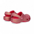 Zueco Glitter Rojo  CROCS