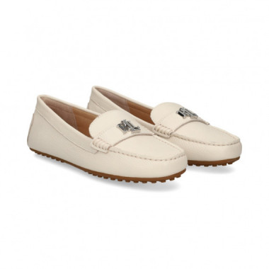Conductor Aplique Piel Blanco  LAUREN RALPH LAUREN