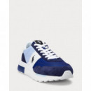 Low Top Lace Navy/royal/white  RALPH LAUREN