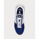 Low Top Lace Navy/royal/white  RALPH LAUREN