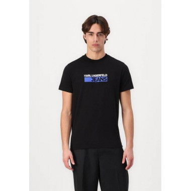 Klj Slim Logo Tee Black  KARL LAGERFELD