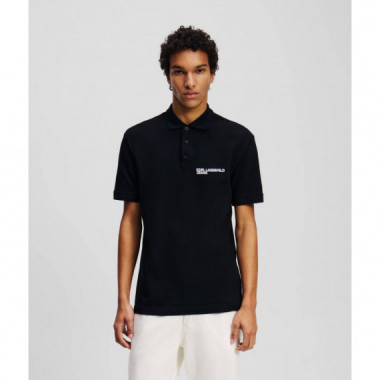 Klj Regular Pique Polo Black  KARL LAGERFELD