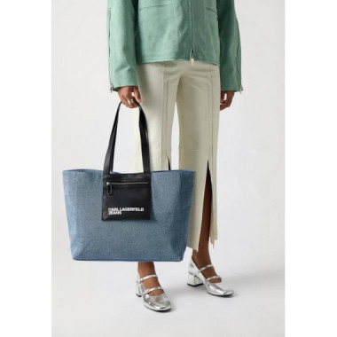 KLJ EW POCKET SHOPPER DENIM BLUE DENIM