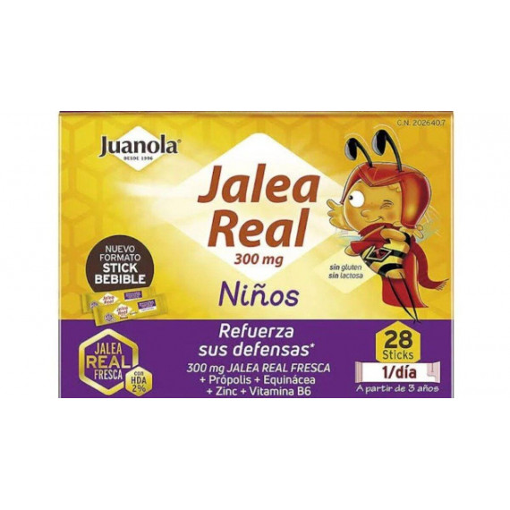 Juanola Jalea Real Niños Vitalidad y Defensas 28  ANGELINI PHARMA ESPAÑA