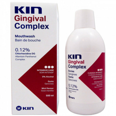 KIN ENJUAGUE BUCAL GINGIVAL COMPLEX 500ML