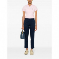 Polos Julie Polo-slim-short Sleeve Rosa  POLO RALPH LAUREN