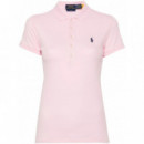 Polos Julie Polo-slim-short Sleeve Rosa  POLO RALPH LAUREN