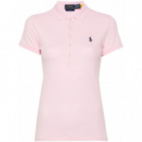 Polos Julie Polo-slim-short Sleeve Rosa  POLO RALPH LAUREN