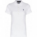 Polos Julie Polo-slim-short Sleeve Rosa  POLO RALPH LAUREN