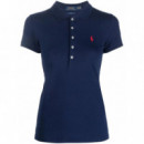 Polos Julie Polo-slim-short Sleeve Rosa  POLO RALPH LAUREN