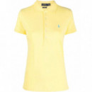Polos Julie Polo-slim-short Sleeve Rosa  POLO RALPH LAUREN