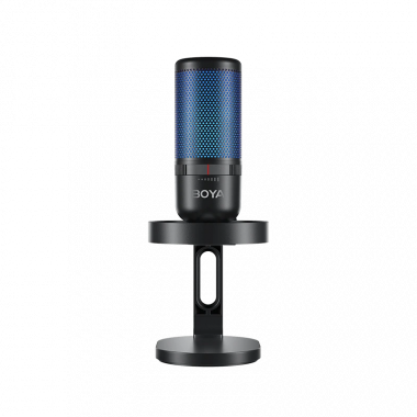 Micrófono Boya K3 USB de condensador con iluminación vibrante