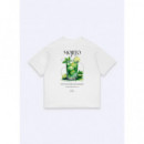 Camiseta CVLTURE Beach Club Ojito Blanco