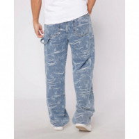 Pantalón MERCIER Vintage Shred Carpenter MERC916 Vaquero