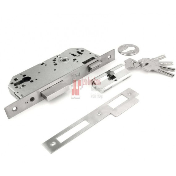 Cerradura 50x85 Inox Cuadrado