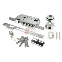 Cerradura Seguridad Cuadrada 50x85 Niquel Sat