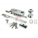 Cerradura 4 Burlones Seguridad 50x85 Negra