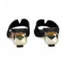 Pala Corte Rafia Negro  EXE