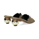 Pala Corte Rafia Negro+beige  EXE