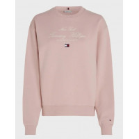 TOMMY HILFIGER - Mdrg Reg Script C-nk Sweatshirt - Tqn - F|WW0WW43844/TQN