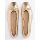 TOMMY HILFIGER - Ballerina Soft Leather Metallic - 0HS - F|FW0FW08452/0HS