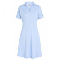 TOMMY HILFIGER - Lyocell Open-nk F&f Polo Dress - C1O - F|WW0WW44513/C1O