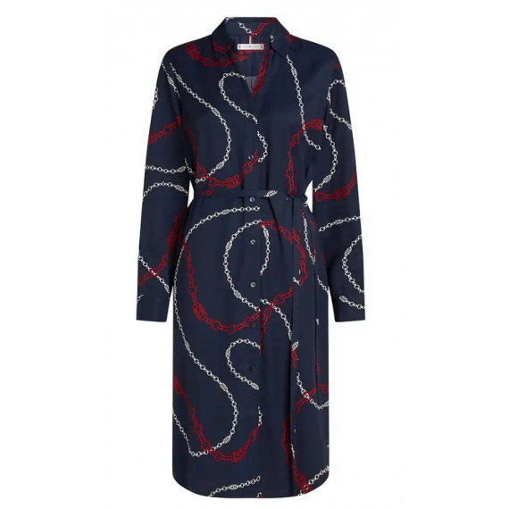 TOMMY HILFIGER - Soft Viscose Ls Shirt Dress - 0YH - F|WW0WW44665/0YH