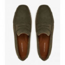 TOMMY HILFIGER - Casual Hilfiger Suede Driver - Rbn - F|FM0FM04998/RBN