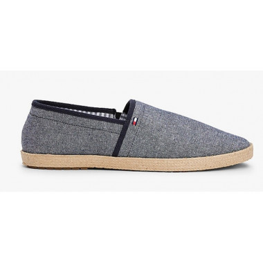TOMMY HILFIGER - HILFIGER CHAMBRAY ESPADRILLE - DW5 - F|FM0FM05391/DW5