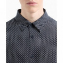 Camisa Deep Navy Logo Twist AF10253  ARMANI EXCHANGE