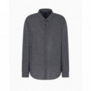 Camisa Deep Navy Logo Twist AF10253  ARMANI EXCHANGE