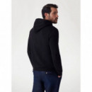 Beau Hoodie Sweatshirt Jet Black A996  GUESS