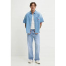 Crest Denim Ss Overshirt Denim Light  TOMMY JEANS