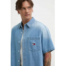 Crest Denim Ss Overshirt Denim Light  TOMMY JEANS