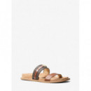 Mandy Flat Sandal Brn/luggage  MICHAEL KORS