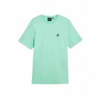 LYLE AND SCOTT - PEPPERLINE Camisetas Hombre Camiseta Lyle & Scott Plain Aquamarine