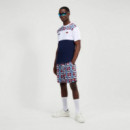 Camiseta ELLESSE Block Aop Navy-blanco