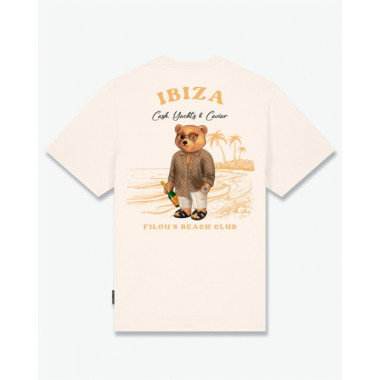 Camiseta Baron Filou Cxviii Ibiza Oversized Beige