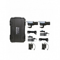 NANLITE Kit 2 Foco FC-60B Bi-color + Bateria Grip